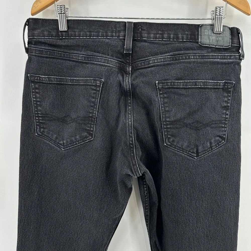 Denizen from Levis 216 Slim Jeans Mens 34x32 Black Faded Denim Stretch Outdoor